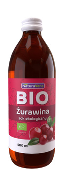 Sok z Żurawiny 100 % BIO (2 szt x 500 ml)