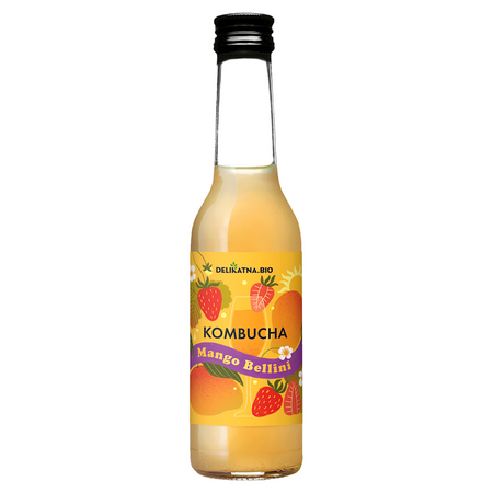 Kombucha Koktajlowa Mango Bellini BIO 270 ml