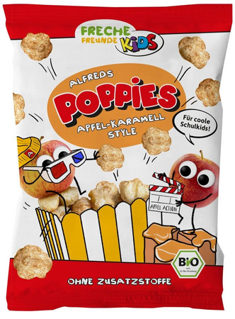 Chrupki Kukurydziano - Ryżowe o Smaku Jabłkowo - Karmelowym Bezglutenowe Dla Dzieci BIO (2 szt x 40 g)
