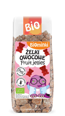 Żelki Owocowe Bez Dodatku Cukrów Bezglutenowe BIO (2 szt x 150 g)