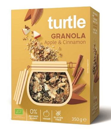 Granola Jabłko - Cynamon Bezglutenowa BIO 350 g