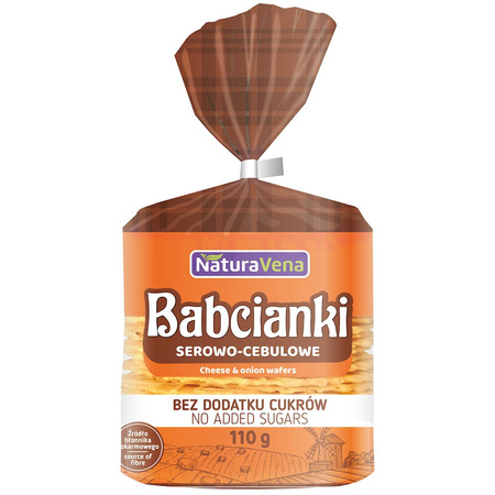 Babcianki Serowo-Cebulowe Bez Dodatku Cukrów (6 szt x 110 g)