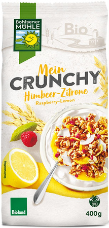 Crunchy Jogurtowo - Cytrynowe z Malinami BIO (2 szt x 400 g)