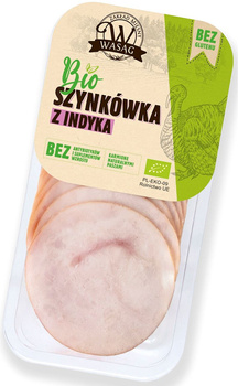 Szynkówka z Indyka Plastry Bezglutenowa BIO 130 g