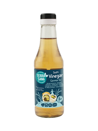 Ocet Ryżowy Do Sushi Niesłodzony Filtrowany BIO 250 ml (Genmai Su Vinegar)