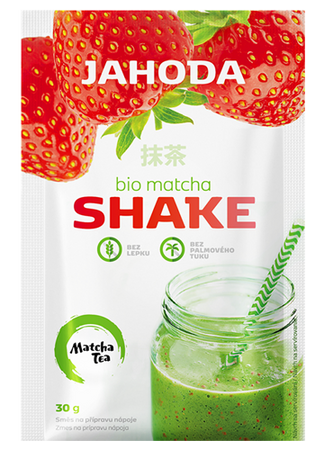 Shake z Matchą i Truskawkami Bezglutenowy BIO (6 szt x 30 g)