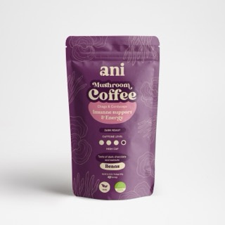 Kawa Ziarnista Arabica z Chaga i Cordyceps BIO 350 g