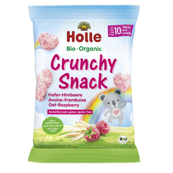 Chrupki Kukurydziano - Owsiane Malinowo - Bananowe Bez Dodatku Cukrów Bezglutenowe Od 10 Miesiąca BIO (4 szt x 30 g)