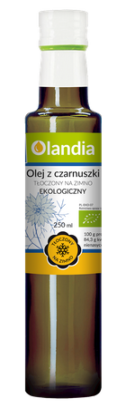Olej z Czarnuszki Tłoczony Na Zimno BIO 250 ml