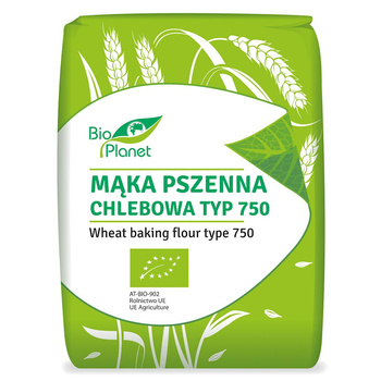 Mąka Pszenna Chlebowa Typ 750 BIO (3 szt x 1 kg)
