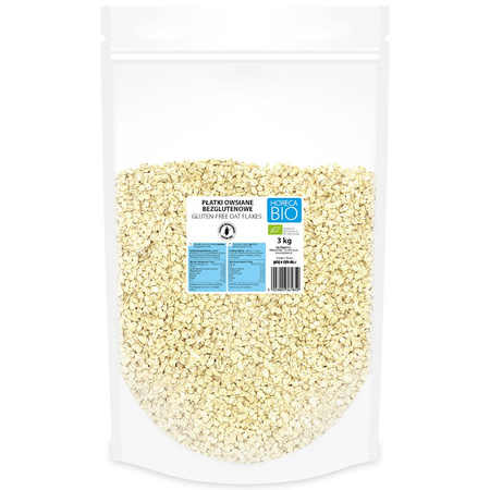Płatki Owsiane Bezglutenowe BIO 3 kg
