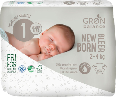 Pieluchy Noworodek Eco 2 - 4 kg (28 Szt.)