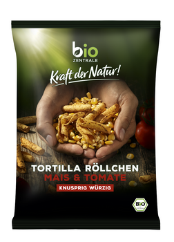 Chipsy Tortilla Rurka Pomidorowe Bezglutenowe BIO (2 szt x 125 g)