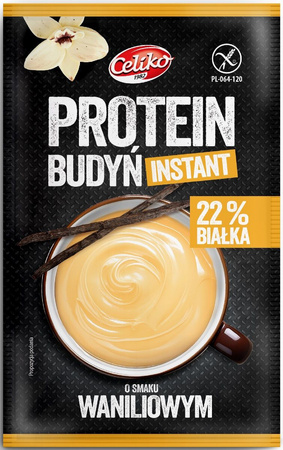 Budyń Proteinowy o Smaku Waniliowym Bezglutenowy (25 szt x 40 g)
