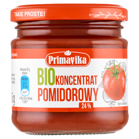 Koncentrat Pomidorowy 22 % - 24 % BIO (3 szt x 185 g)
