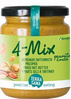 Krem Orzechowy Mix (4 Orzechy) BIO 250 g