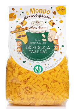 Makaron (Kukurydziano - Ryżowy) Dla Dzieci Rurka Mini Bezglutenowy BIO 250 g