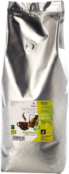 Kawa Ziarnista Arabica/Robusta Wysokogórska Fair Trade BIO 1 kg