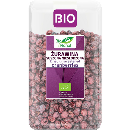 Żurawina Suszona Niesłodzona BIO 150 g