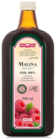 Sok z Malin Nfc 500 ml Polska Róża