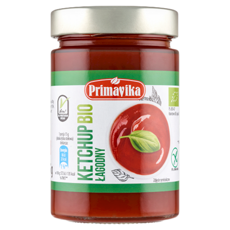 Ketchup Łagodny Bezglutenowy BIO (2 szt x 315 g)