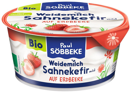 Kefir Kremowy z Truskawkami BIO (3 szt x 150 g)