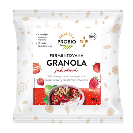 Granola Truskawkowa Fermentowana BIO 50 g