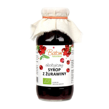 Syrop Żurawinowy BIO 330 ml