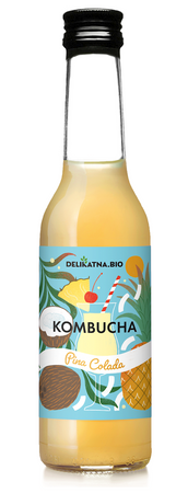 Kombucha Koktajlowa Pina Colada BIO 270 ml