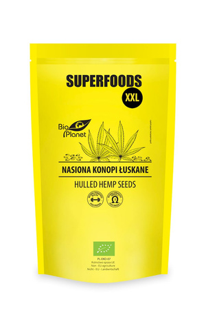 Nasiona Konopi Łuskane BIO 600 g