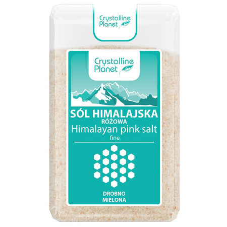 Sól Himalajska Różowa Drobno Mielona (6 szt x 600 g)