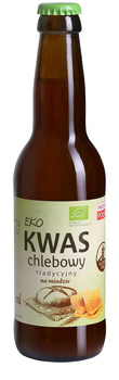Kwas Chlebowy Tradycyjny Na Miodzie BIO (4 szt x 330 ml)