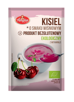 Kisiel Instant o Smaku Wiśniowym Bezglutenowy BIO (15 szt x 30 g)