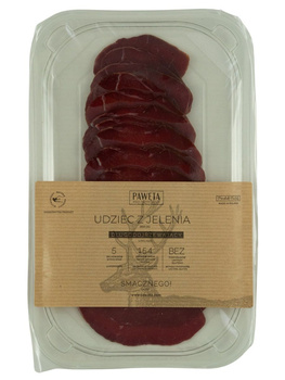 Udziec z Jelenia Dojrzewający Plastry Bezglutenowy 65 g