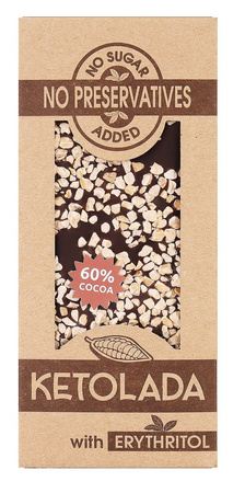 Czekolada z Migdałami Bez Dodatku Cukrów (2 szt x 100 g)