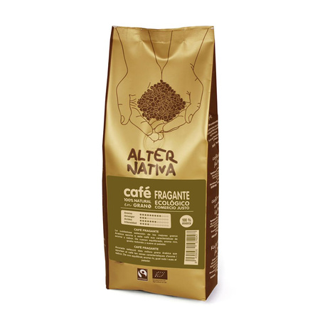 Kawa Ziarnista Arabica 100 % Fair Trade Bezglutenowa Bio 500 g