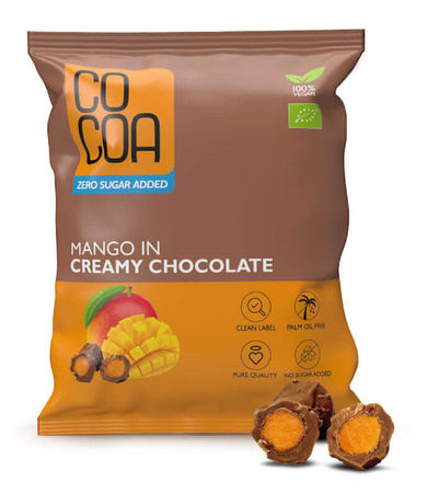 Mango w Czekoladzie Creamy Bez Dodatku Cukrów BIO (2 szt x 70 g)