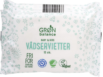 Chusteczki Nawilżane Podróżne Dla Dzieci Eco 3 x 12 Szt. (3 szt x 56 g)