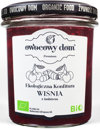 Konfitura Wiśnia z imbirem BIO 300 g