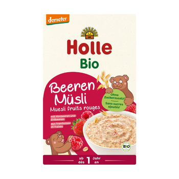Musli z Malinami i Truskawkami Bez Dodatku Cukrów Od 1 Roku Demeter BIO 200 g