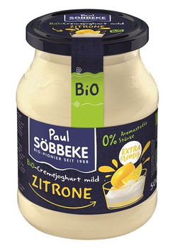 Jogurt Kremowy Cytrynowy (7,5 % Tłuszczu w mleku) BIO 500 g (Słoik)