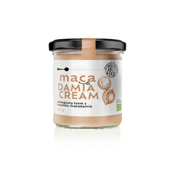 Krem z Orzechów Macadamia Prażonych 100 % BIO 300 g - Diet