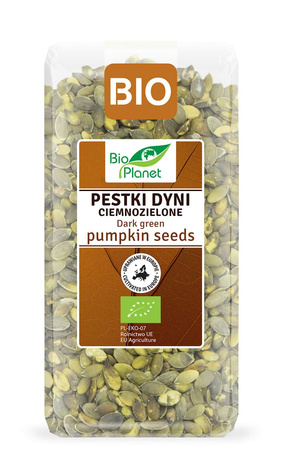 Pestki Dyni Ciemnozielone (Uprawiane W Europie) Bio (2 szt x 350 g)