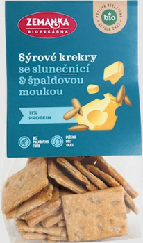 Krakersy z Serem i Słonecznikiem BIO (3 szt x 100 g)