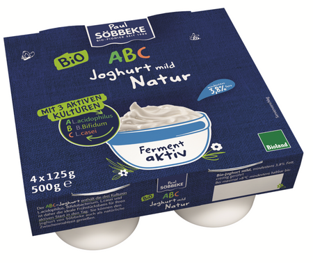 Jogurt ProBIOtyczny Abc (3,8 % Tłuszczu w mleku) BIO (4 x 125 g) 500 g