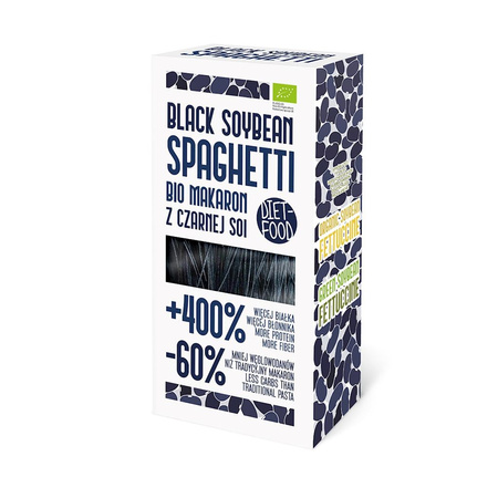 Makaron Proteinowy (Z Czarnej Soi) Spaghetti Bezglutenowy BIO 200 g