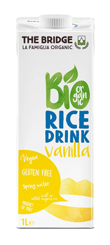 Napój Ryżowy o Smaku Waniliowym Bez Dodatku Cukrów Bezglutenowy BIO (3 szt x 1 l)