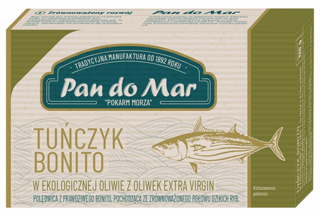 Tuńczyk Bonito w BIO Oliwie z Oliwek Extra Virgin (2 szt x 120 g)