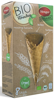 Rożki Waflowe Do Lodów BIO (8 x 12,5 g) (3 szt x 100 g)