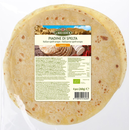 Piadina Orkiszowa Bio (4 Szt.) (2 szt x 260 g)